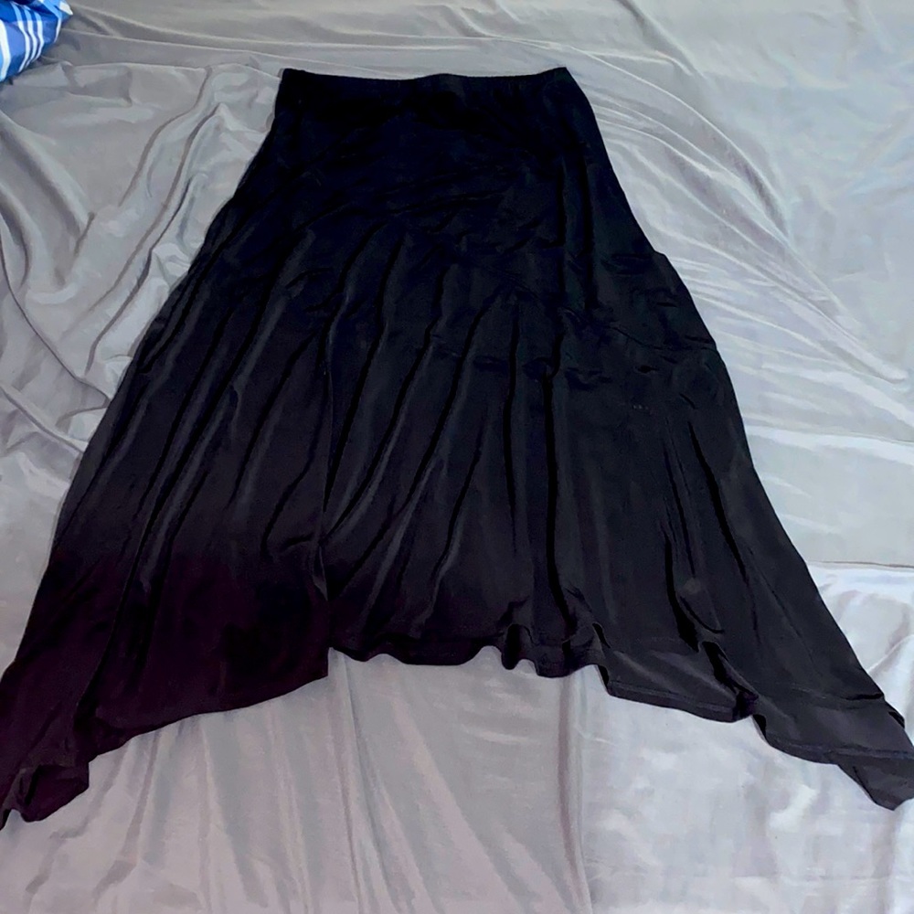 Black strapless dress